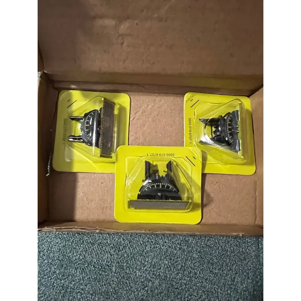 NIB 3 Pack Philips Norelco OneBlade 360 Shaving Replacement Blades Lot Genuine